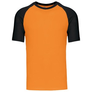 Kariban K330 - Basboll> Tvåfärgad kortärmad T-shirt