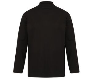 Henbury H020 - T-shirt med rullehals Black