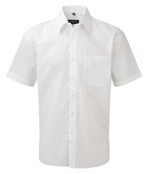 Russell J935M - Lättskött kortärmad polyester/bomulls poplinskjorta