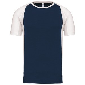 Proact PA467 - Unisex tvåfärgad sport kortärmad T-shirt