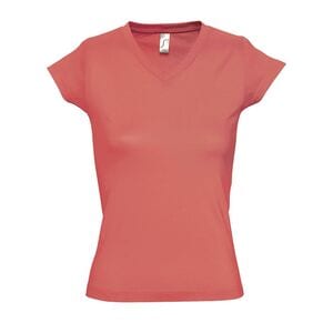 SOL'S 11388 - Kvinnat-shirt "V" -krage MOON Coral