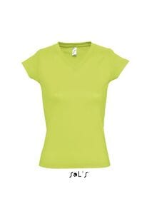 SOL'S 11388 - Kvinnat-shirt "V" -krage MOON Vert pomme