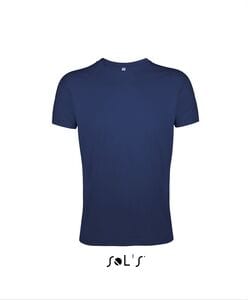 SOL'S 00553 - REGENT FIT rund T-shirt herr French marine