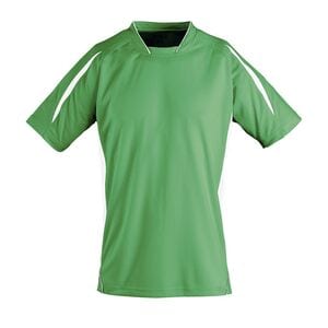 SOL'S 01639 - Maracana barns kortärmad arbetsskjorta Bright Green/ White