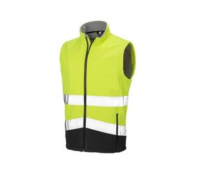 Result RS451 - Hög synlighet Work Softshell Bodywarmer