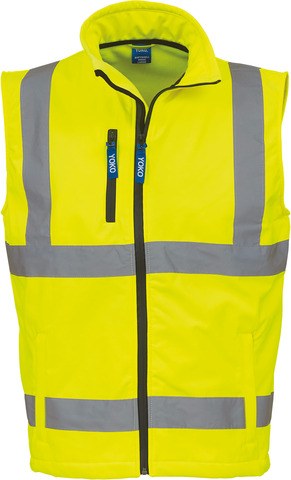 Yoko YHV006 - Hög synlighet Softshell Bodywarmer