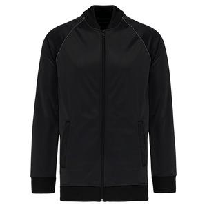 PROACT PA384 - Unisex zipped tracksuit top with piping