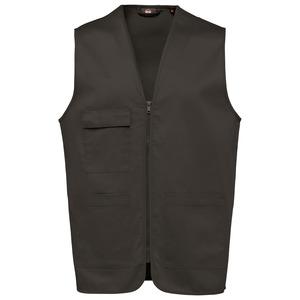 WK. Designed To Work WK608 - Unisex polycotton multi-pocket vest