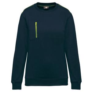 WK. Designed To Work WK403 - Unisex DayToDay contrasting zip pocket sweatshirt