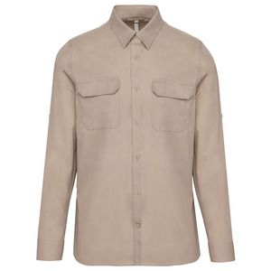 Kariban K590 - Mens long-sleeved safari shirt