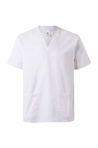 Velilla 535206S - STRETCH SCRUB TOP White