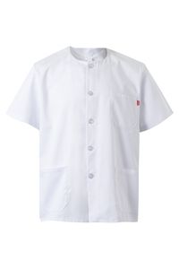 Velilla 599 - BUTTONS SCRUB TOP White