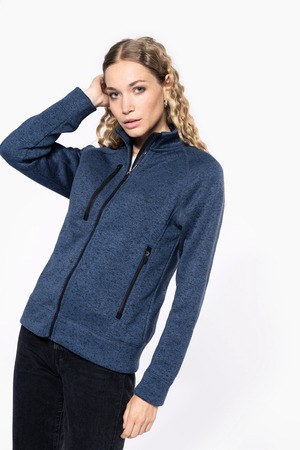 Kariban K9107 - Ladies’ full zip heather jacket