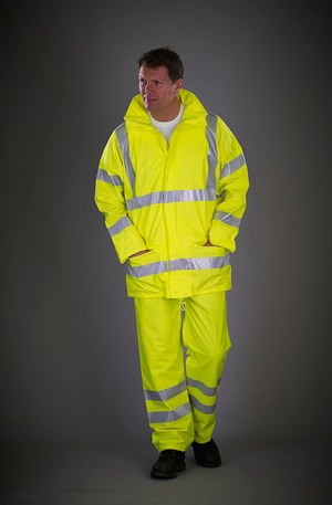 Yoko YHVS451 - Hi-Vis Soft Flex Breathable Rain Trousers